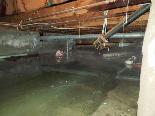 Crawlspace Water Restoration in Cranston